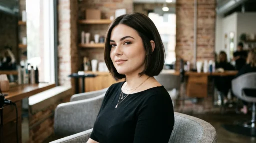 bob haircut for round face