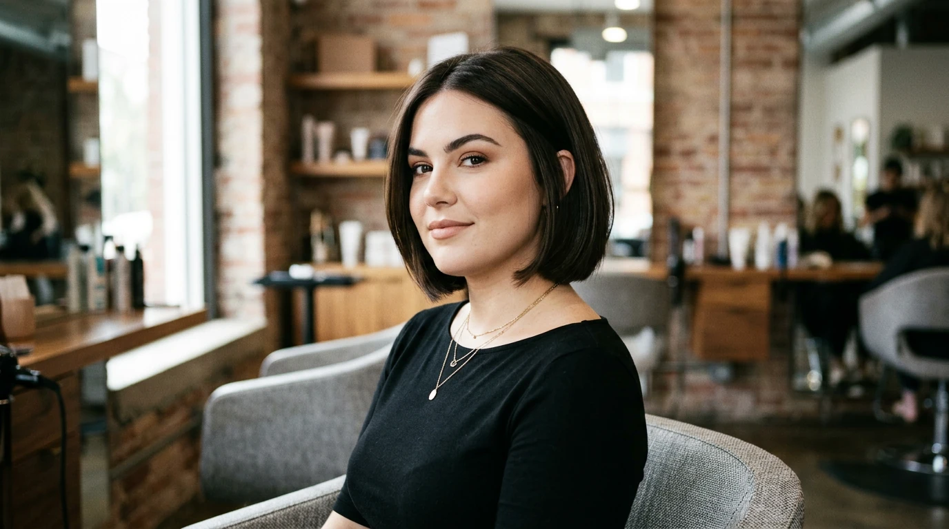 bob haircut for round face